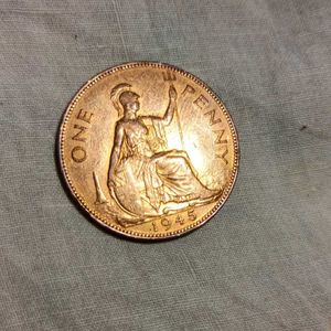 One Penny 1945 Coins