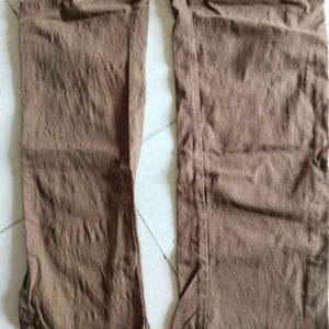 Brown Cotton Pant