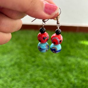 Multicoloured Stone Earrings