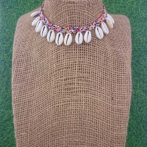 Beautiful Handmade Cowrie Shell Choker