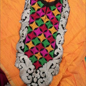 Kurta Material With Patch