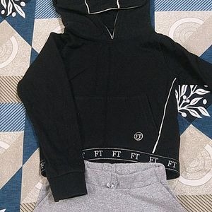 Crop Hoodie And Pant