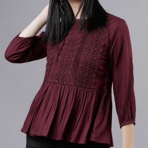 Tokyo Talkies Peplum Top