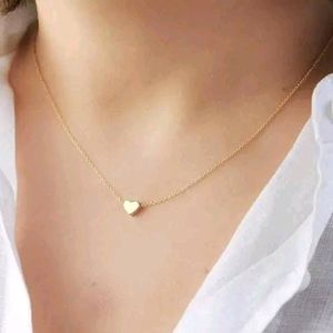 Gold Heart Shap Necklace