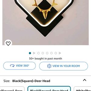 Black Square Deer Head 🦌