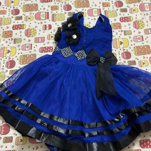 Navy Blue Party Wear Dress