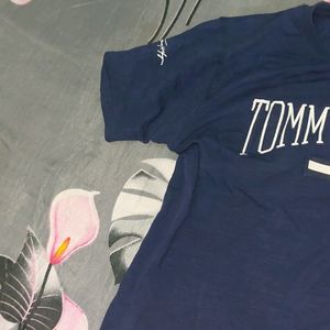 Tommy Hilfiger T-shirt Navy Blue In New Condition