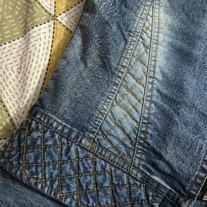 Denim Sleeveless Jacket