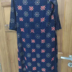 Navy Blue Kurta Set