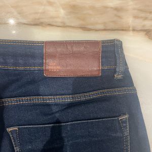 Zara Blue Mid Waist Denim Jeans