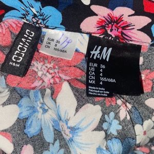 Floral Wrap up Skirt From H&M