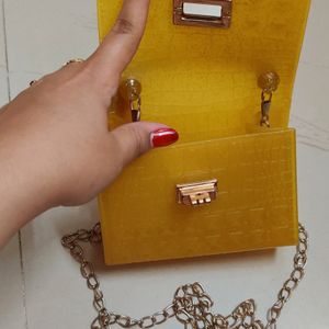 🆕 Mini Cutest Golden Shimmer Bag