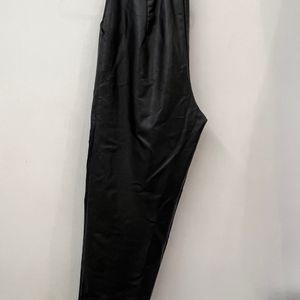 Shein Black Leather Pant