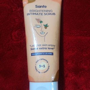 sanfe brighting intimate scrub