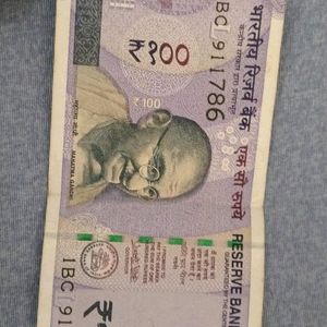 "(100 Rupees )"786 Number Note ----