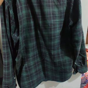 Harvard Green Check Shirt For Men