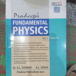 Physics Help Book Pradeep Fundamental