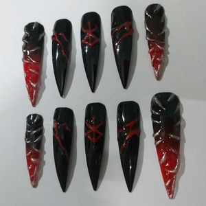 Press On Nails(Goth Code)