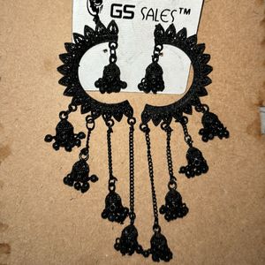 Women Black Earrings