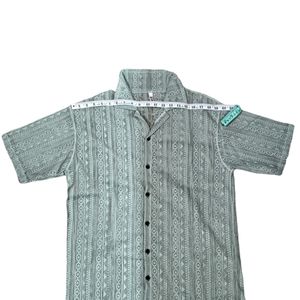 Sea Green Net Shirt