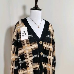 🆕 Pinteresty Checkered Cardigan