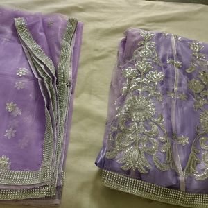 Unstitched Lehenga Choli Fabric And Dupatta