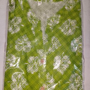 Green Printed Kurti (Women's)