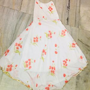 Floral Print Anarkali