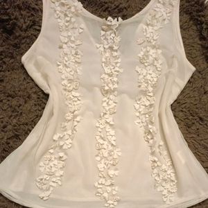 Floral Applique Top