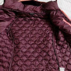 Woodland Women Rose Brown Quilted Jacket