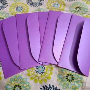 Set Of 5 Metallic Shagun Envelope