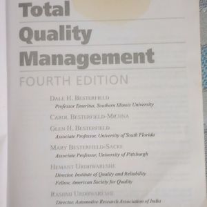 Total Quality Management 4e