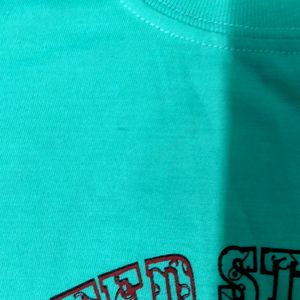 Sea Green T- Shirt For Boys