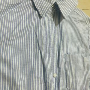 Formal Blue Stripe T Shirt… Perfect For Office