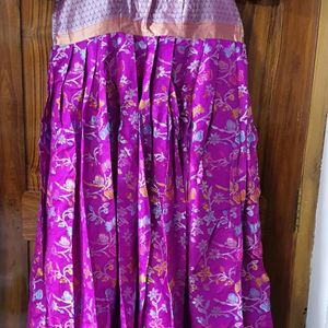 Purple Color Long Frock