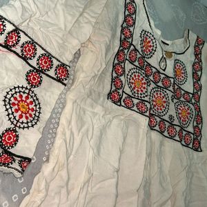 Embroidered Short Kurti