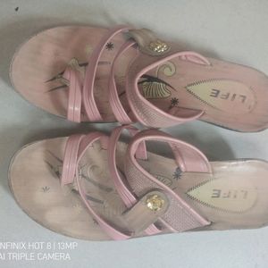 Pink Color Ladies Footwear