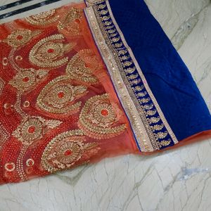 Dual Colour Saree