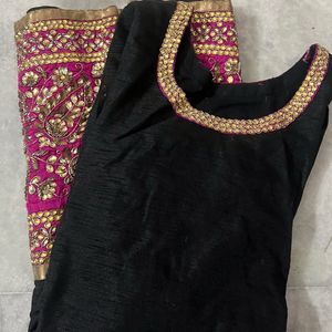 Beautiful Black Traditional Sharara Set