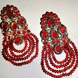 #Red Function Earings#