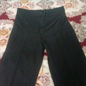 Boot Cut Black And Brown Trouser