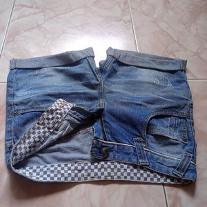 Blue shorts for ladies