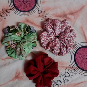 Pack Of 10 Colourfull Scrunchies