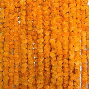 5 Pcs Strings Artificial Marigold Garlands