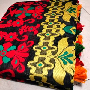 Brand New Meenakari Taant(Cotton) Jamdaani Saree