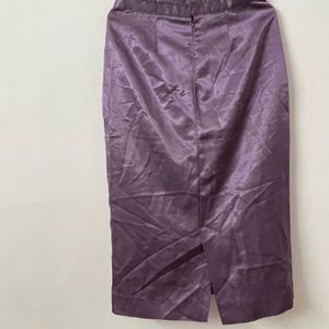 SATIN SKIRT