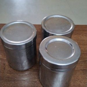 Set Of 3 Small Containers