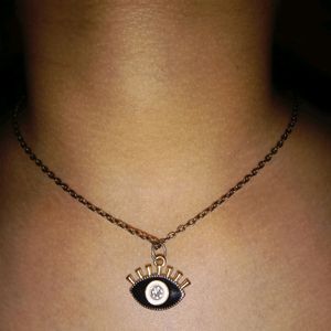 Evil Eye Charm Necklace Chain