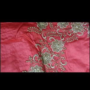 Unstitch Pink Dress Material