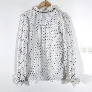 White Printed Top (Women's)